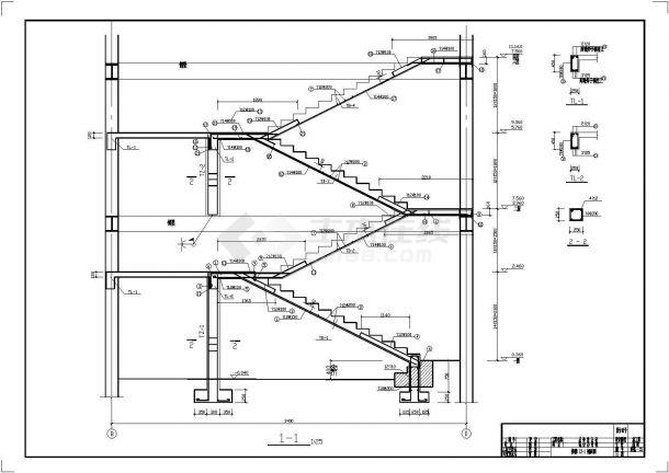 钢结构工程施工图实例部分cad图纸